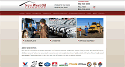 Desktop Screenshot of newwestoil.com